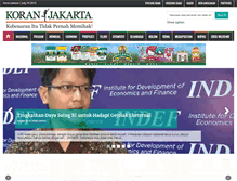 Tablet Screenshot of koran-jakarta.com